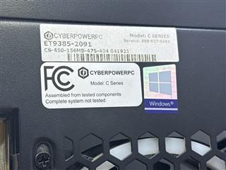 CYBERPOWER C SERIES 8GB - 1.3TB - 3.6Ghz Windows 11 W/Power Cord